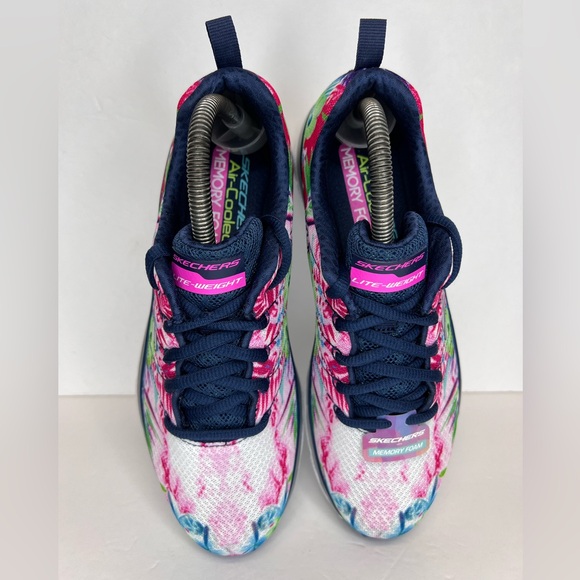Skechers Fashion-Fit Spring Essential Navy/Multi Floral 12708/NVMT Sz 8M NWT! - Picture 11 of 16